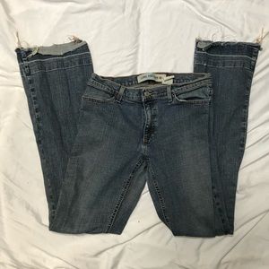 Long and lean Gap jeans
